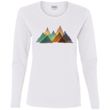T-Shirts White / S Abstract Range Women's Long Sleeve T-Shirt