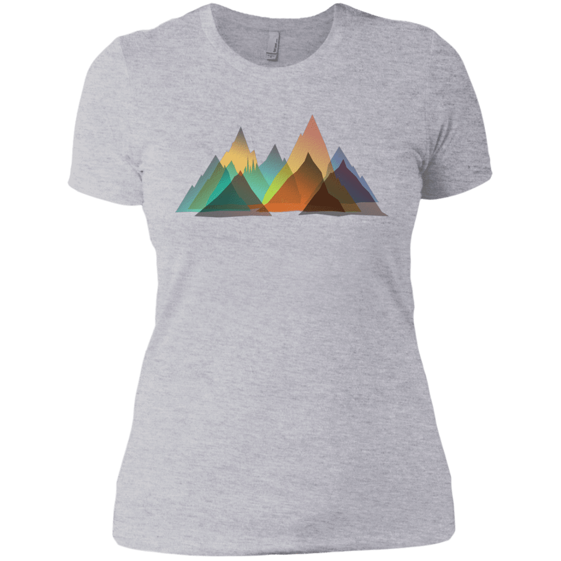 T-Shirts Heather Grey / X-Small Abstract Range Women's Premium T-Shirt