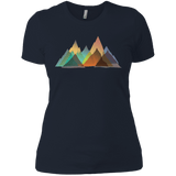 T-Shirts Midnight Navy / X-Small Abstract Range Women's Premium T-Shirt