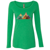 T-Shirts Envy / S Abstract Range Women's Triblend Long Sleeve Shirt