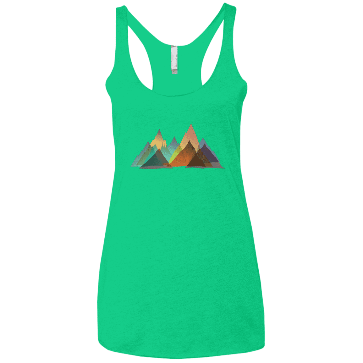 T-Shirts Envy / X-Small Abstract Range Women's Triblend Racerback Tank