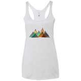 T-Shirts Heather White / X-Small Abstract Range Women's Triblend Racerback Tank