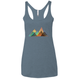 T-Shirts Indigo / X-Small Abstract Range Women's Triblend Racerback Tank