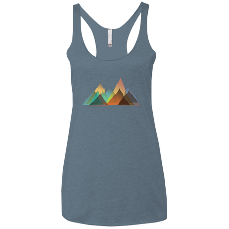 T-Shirts Indigo / X-Small Abstract Range Women's Triblend Racerback Tank