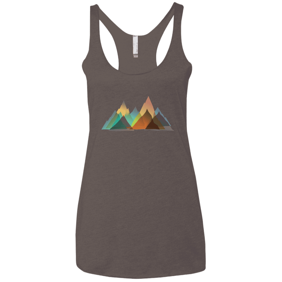 T-Shirts Macchiato / X-Small Abstract Range Women's Triblend Racerback Tank