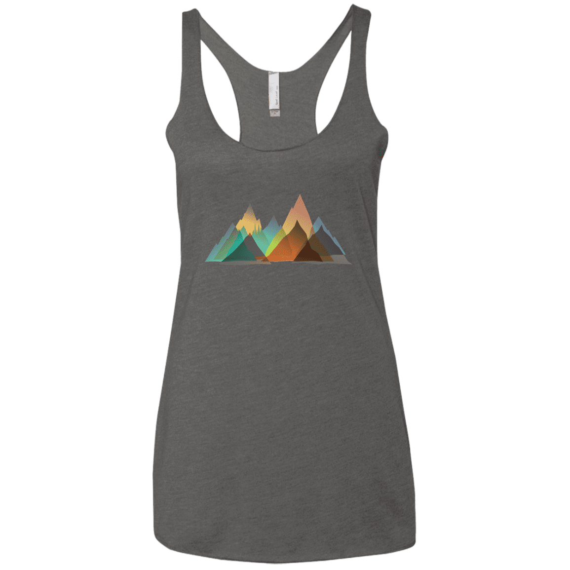 T-Shirts Premium Heather / X-Small Abstract Range Women's Triblend Racerback Tank