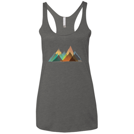 T-Shirts Premium Heather / X-Small Abstract Range Women's Triblend Racerback Tank