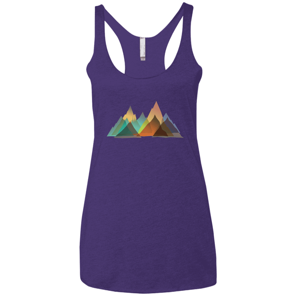 T-Shirts Purple Rush / X-Small Abstract Range Women's Triblend Racerback Tank