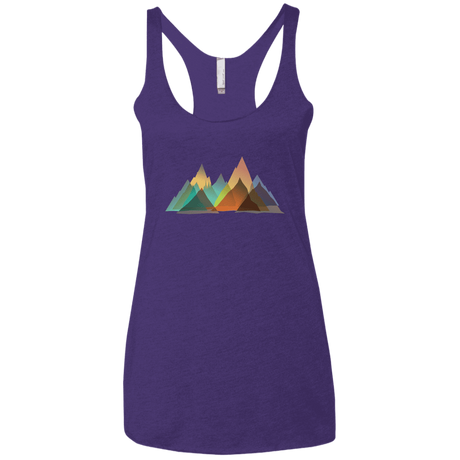 T-Shirts Purple Rush / X-Small Abstract Range Women's Triblend Racerback Tank