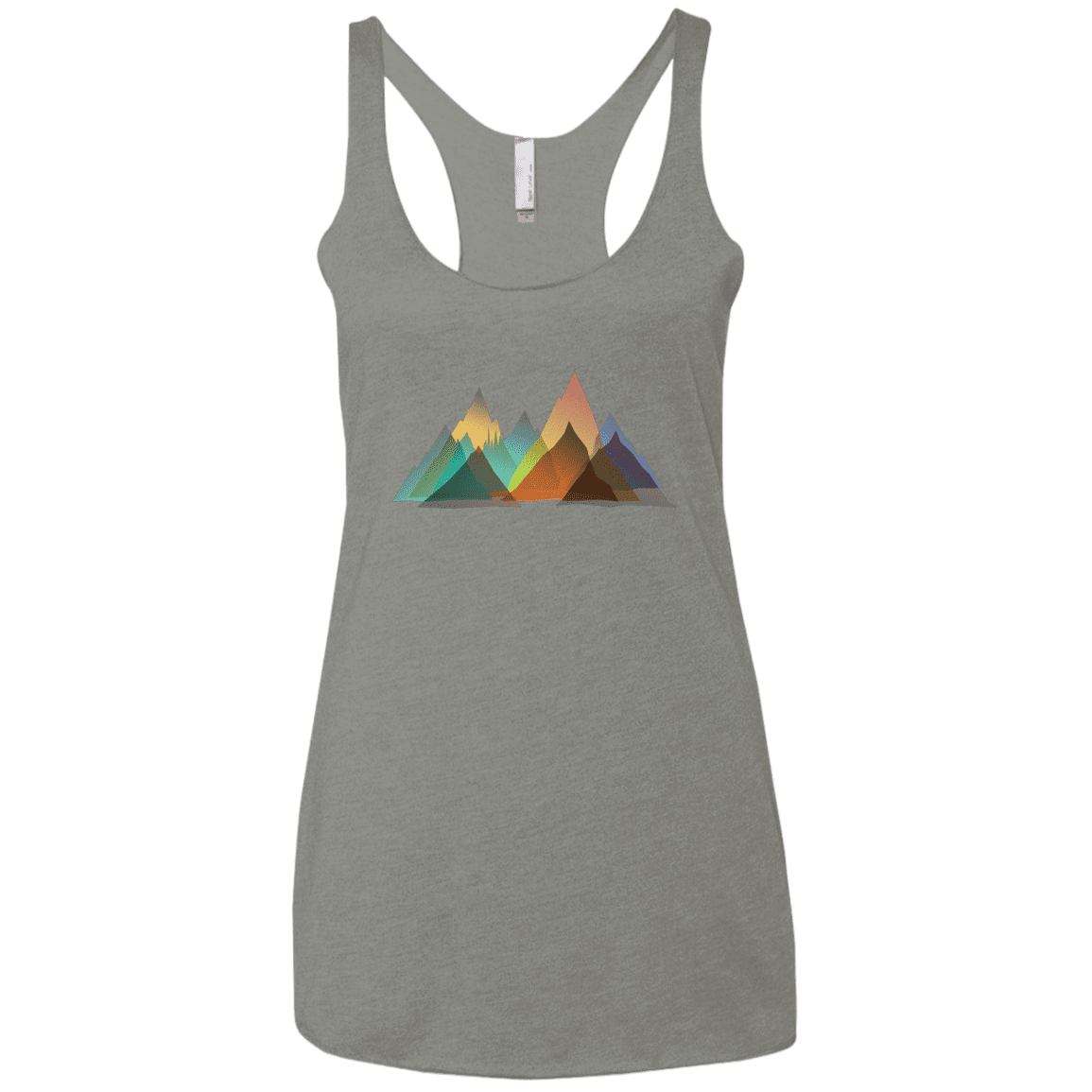 T-Shirts Venetian Grey / X-Small Abstract Range Women's Triblend Racerback Tank