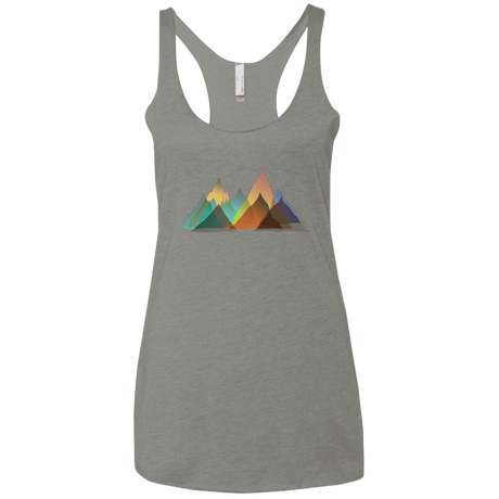 T-Shirts Venetian Grey / X-Small Abstract Range Women's Triblend Racerback Tank