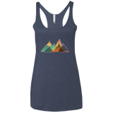 T-Shirts Vintage Navy / X-Small Abstract Range Women's Triblend Racerback Tank