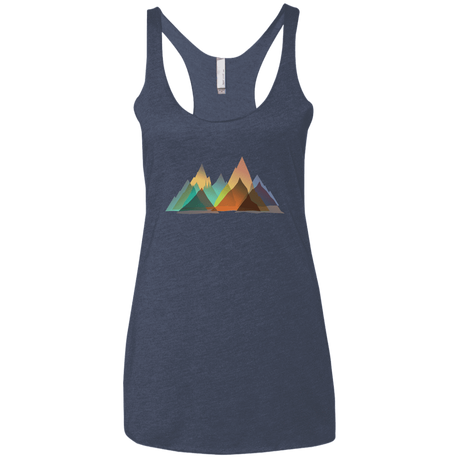 T-Shirts Vintage Navy / X-Small Abstract Range Women's Triblend Racerback Tank