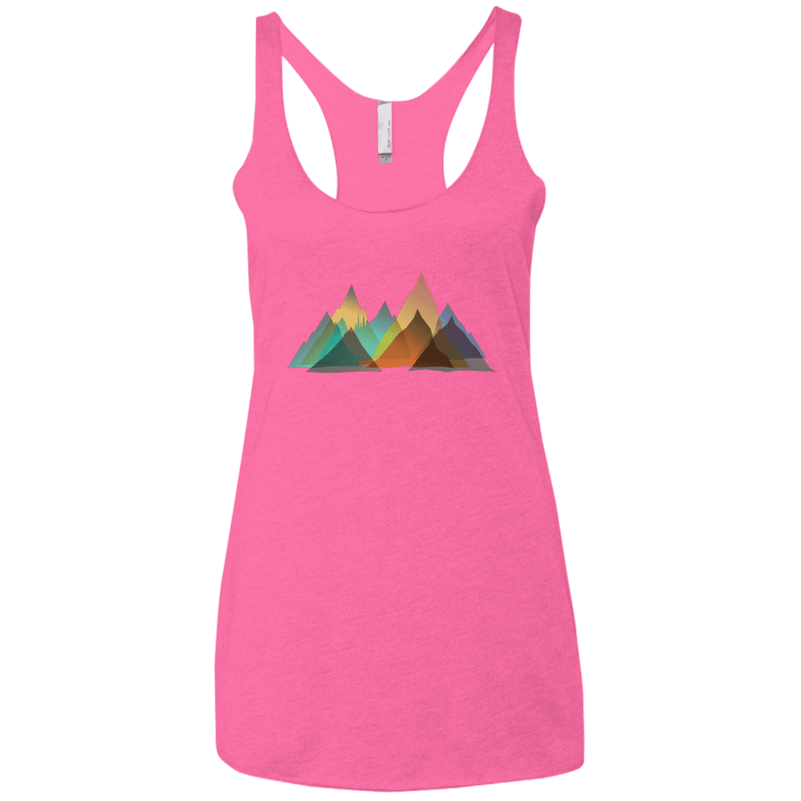 T-Shirts Vintage Pink / X-Small Abstract Range Women's Triblend Racerback Tank