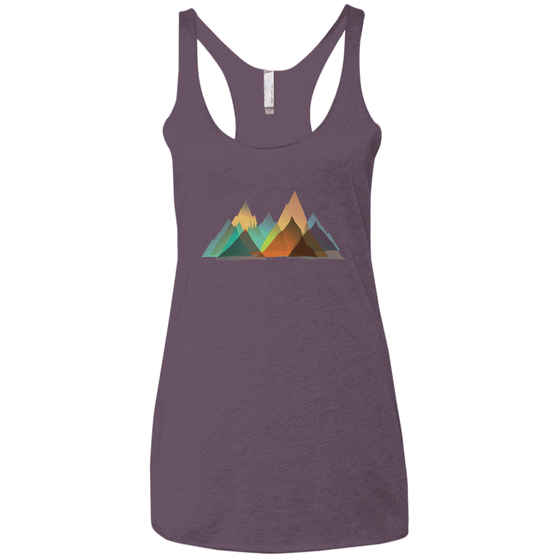 T-Shirts Vintage Purple / X-Small Abstract Range Women's Triblend Racerback Tank