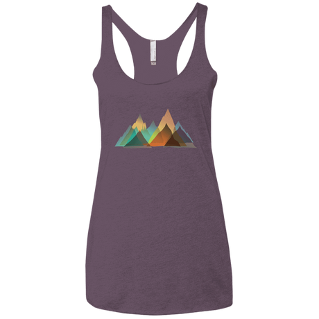 T-Shirts Vintage Purple / X-Small Abstract Range Women's Triblend Racerback Tank