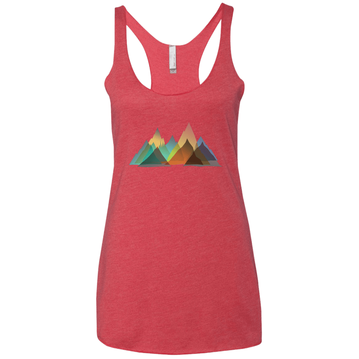 T-Shirts Vintage Red / X-Small Abstract Range Women's Triblend Racerback Tank