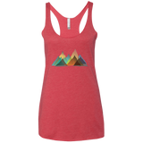 T-Shirts Vintage Red / X-Small Abstract Range Women's Triblend Racerback Tank