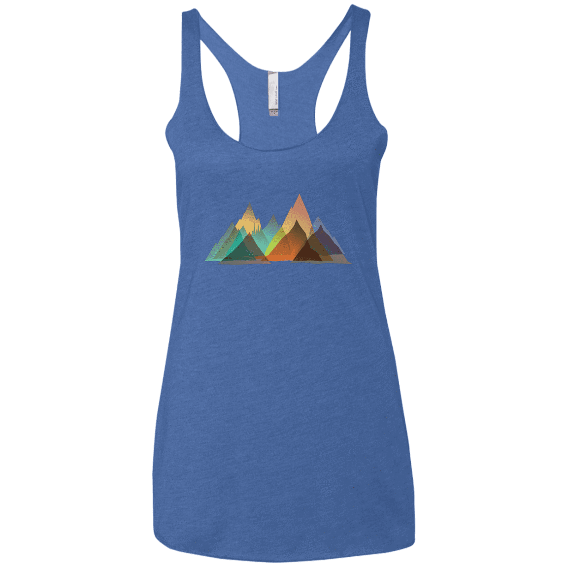 T-Shirts Vintage Royal / X-Small Abstract Range Women's Triblend Racerback Tank
