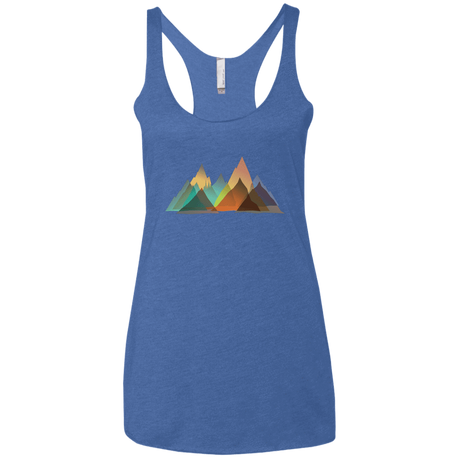 T-Shirts Vintage Royal / X-Small Abstract Range Women's Triblend Racerback Tank