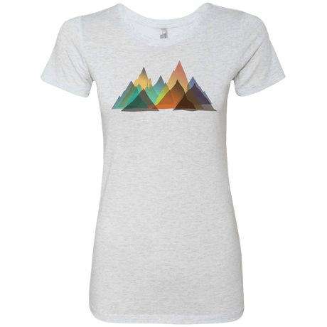 T-Shirts Heather White / S Abstract Range Women's Triblend T-Shirt