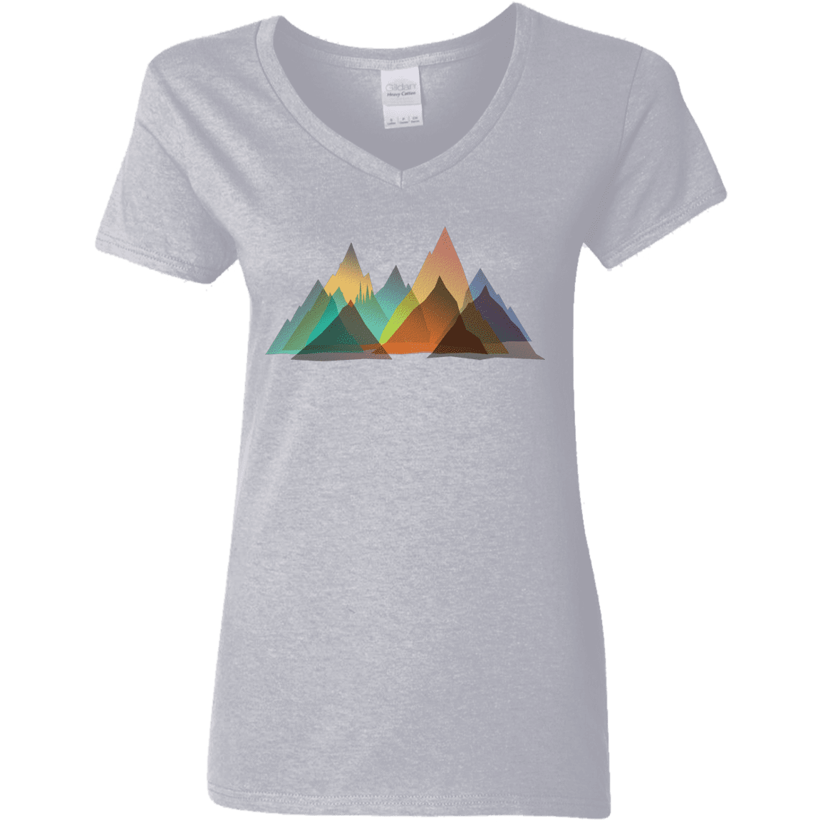 T-Shirts Sport Grey / S Abstract Range Women's V-Neck T-Shirt