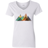 T-Shirts White / S Abstract Range Women's V-Neck T-Shirt