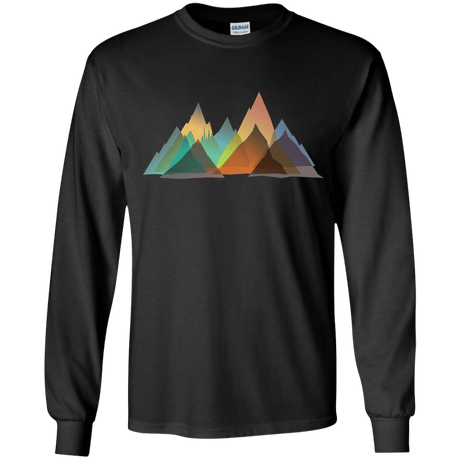T-Shirts Black / YS Abstract Range Youth Long Sleeve T-Shirt