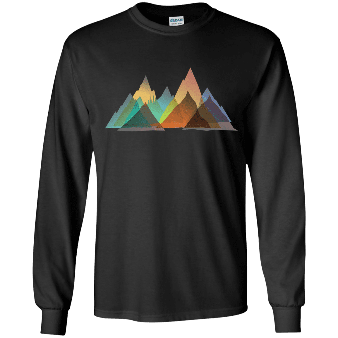 T-Shirts Black / YS Abstract Range Youth Long Sleeve T-Shirt