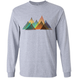 T-Shirts Sport Grey / YS Abstract Range Youth Long Sleeve T-Shirt