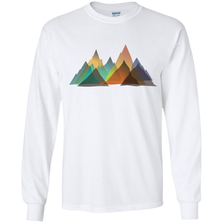 T-Shirts White / YS Abstract Range Youth Long Sleeve T-Shirt