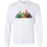 T-Shirts White / YS Abstract Range Youth Long Sleeve T-Shirt