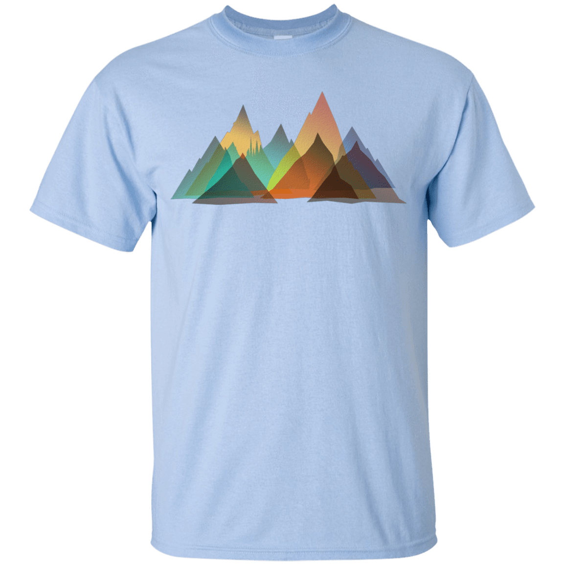 T-Shirts Light Blue / YXS Abstract Range Youth T-Shirt