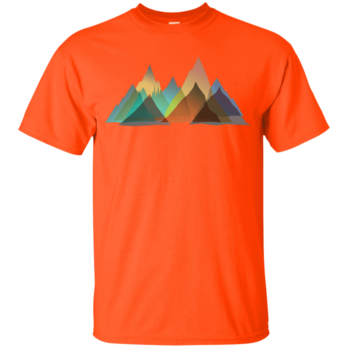 T-Shirts Orange / YXS Abstract Range Youth T-Shirt