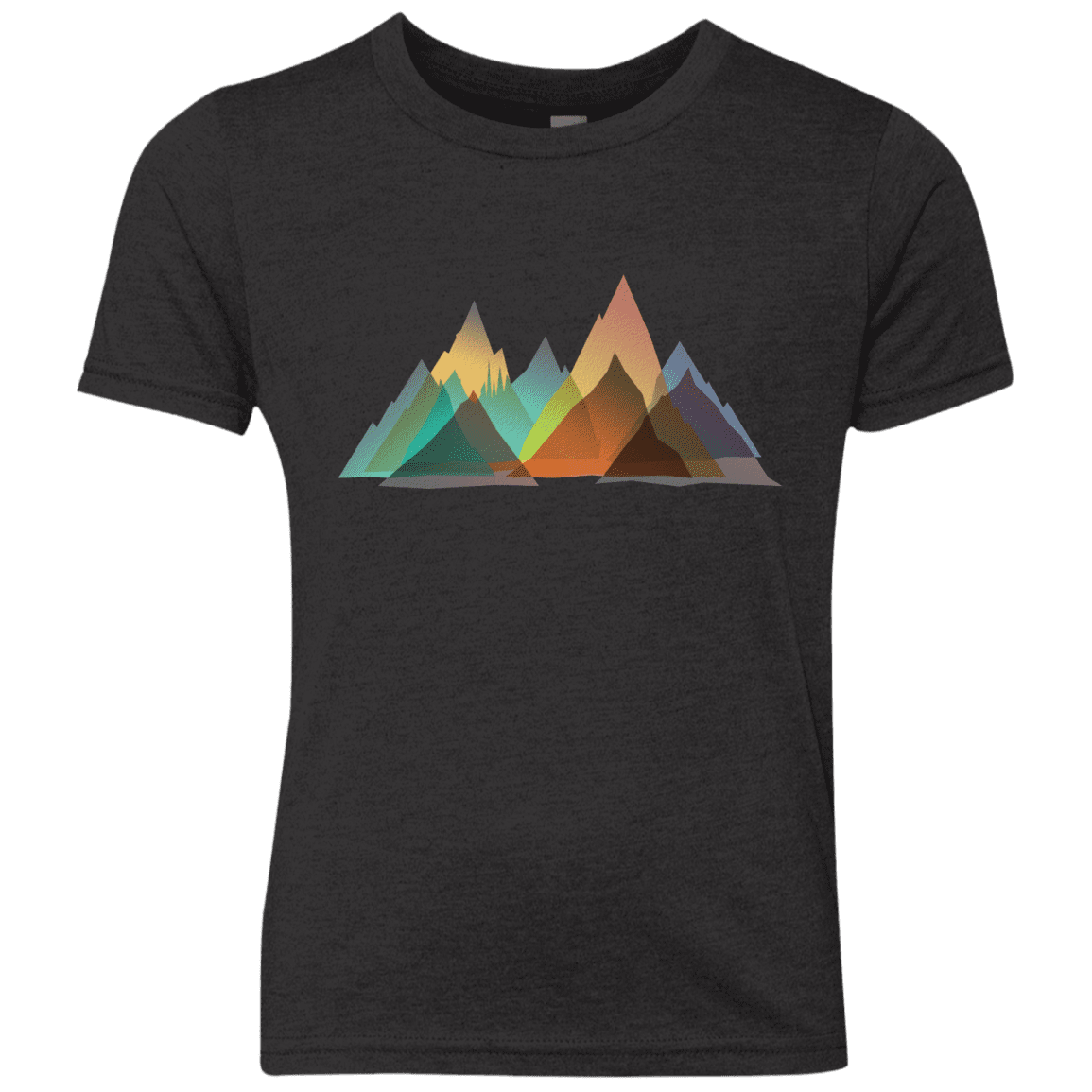T-Shirts Vintage Black / YXS Abstract Range Youth Triblend T-Shirt