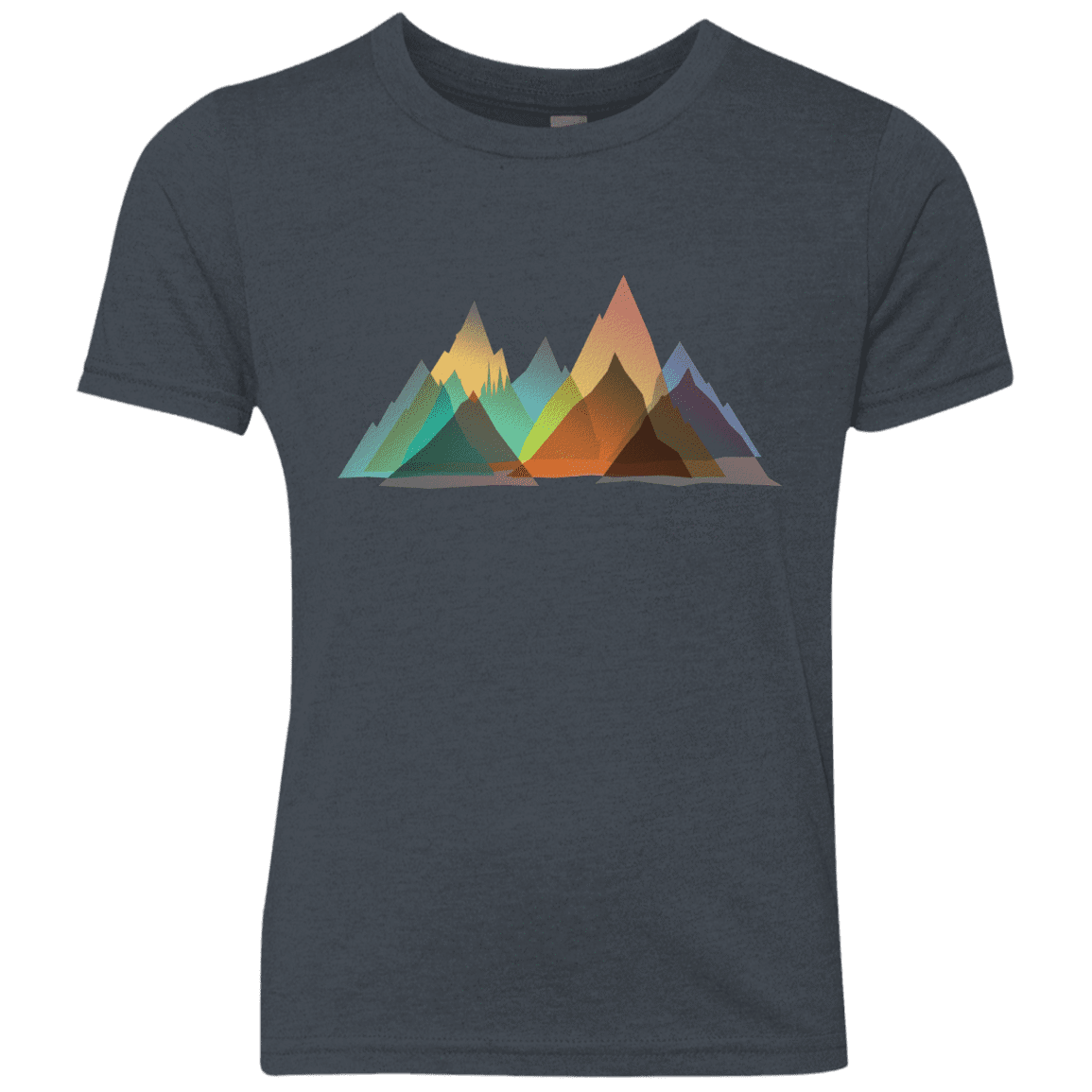 T-Shirts Vintage Navy / YXS Abstract Range Youth Triblend T-Shirt