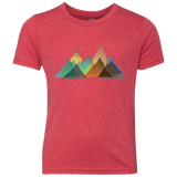 T-Shirts Vintage Red / YXS Abstract Range Youth Triblend T-Shirt