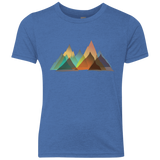 T-Shirts Vintage Royal / YXS Abstract Range Youth Triblend T-Shirt