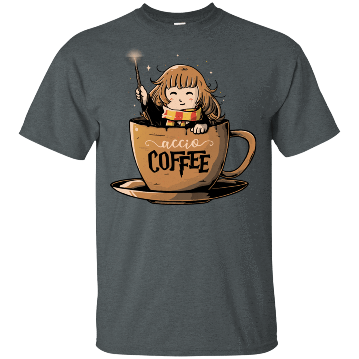 T-Shirts Dark Heather / S Accio Coffee T-Shirt