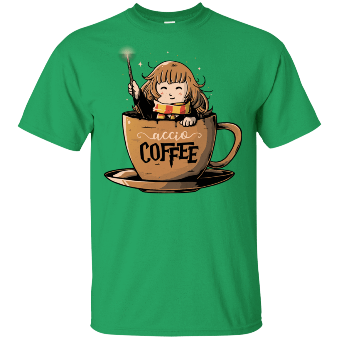 T-Shirts Irish Green / S Accio Coffee T-Shirt