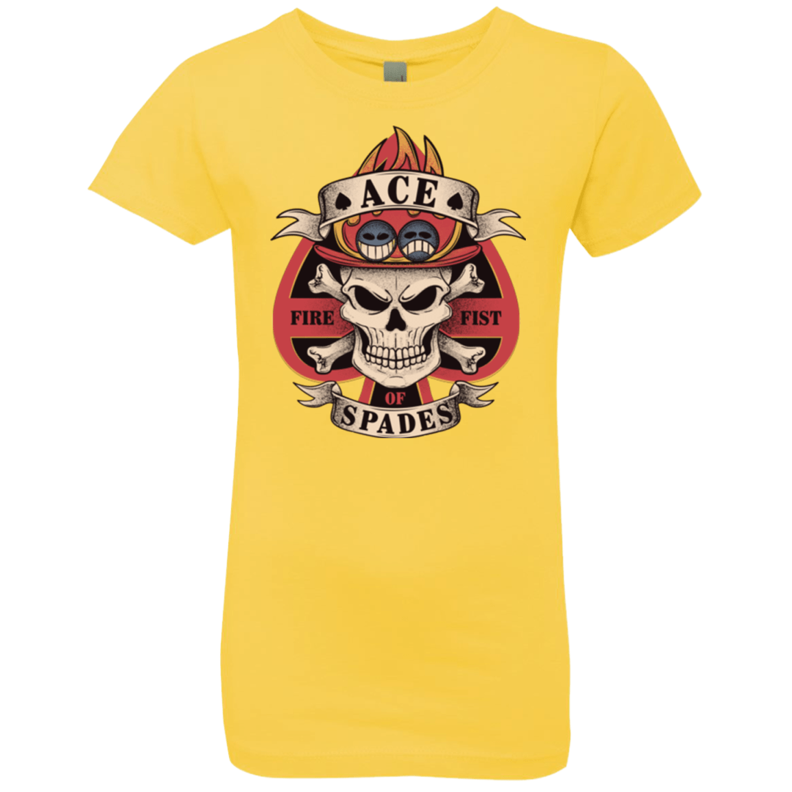 T-Shirts Vibrant Yellow / YXS Ace of Spades Girls Premium T-Shirt