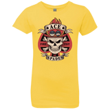 T-Shirts Vibrant Yellow / YXS Ace of Spades Girls Premium T-Shirt