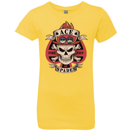 T-Shirts Vibrant Yellow / YXS Ace of Spades Girls Premium T-Shirt