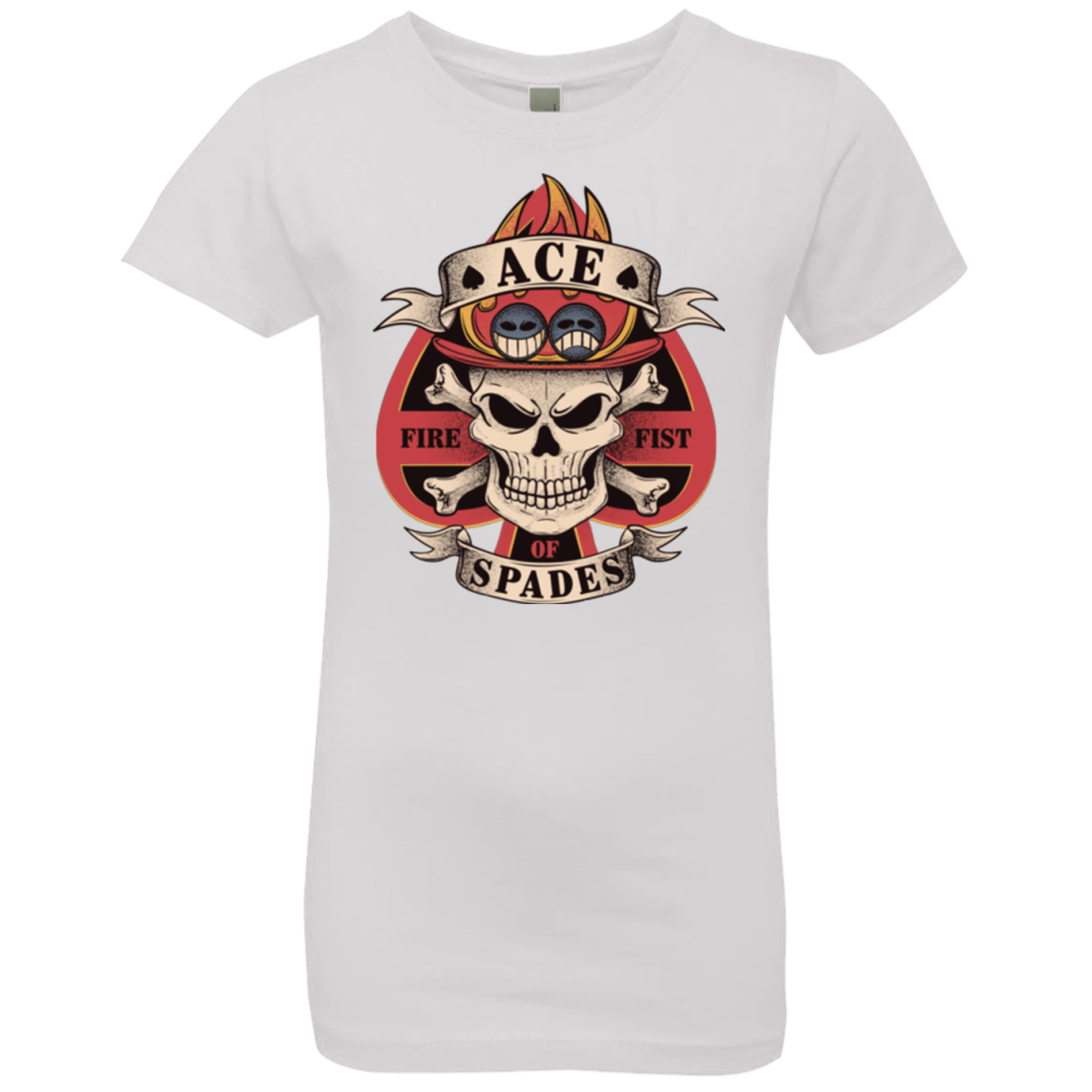 T-Shirts White / YXS Ace of Spades Girls Premium T-Shirt