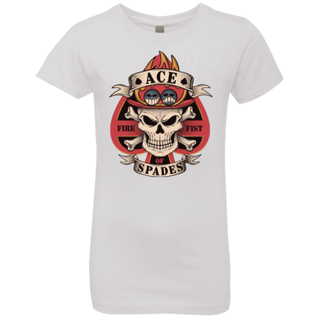 T-Shirts White / YXS Ace of Spades Girls Premium T-Shirt