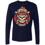 T-Shirts Midnight Navy / Small Ace of Spades Men's Premium Long Sleeve