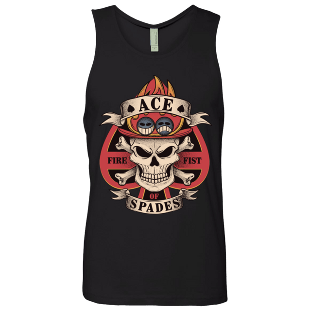 T-Shirts Black / Small Ace of Spades Men's Premium Tank Top