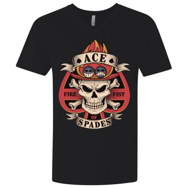 T-Shirts Black / X-Small Ace of Spades Men's Premium V-Neck