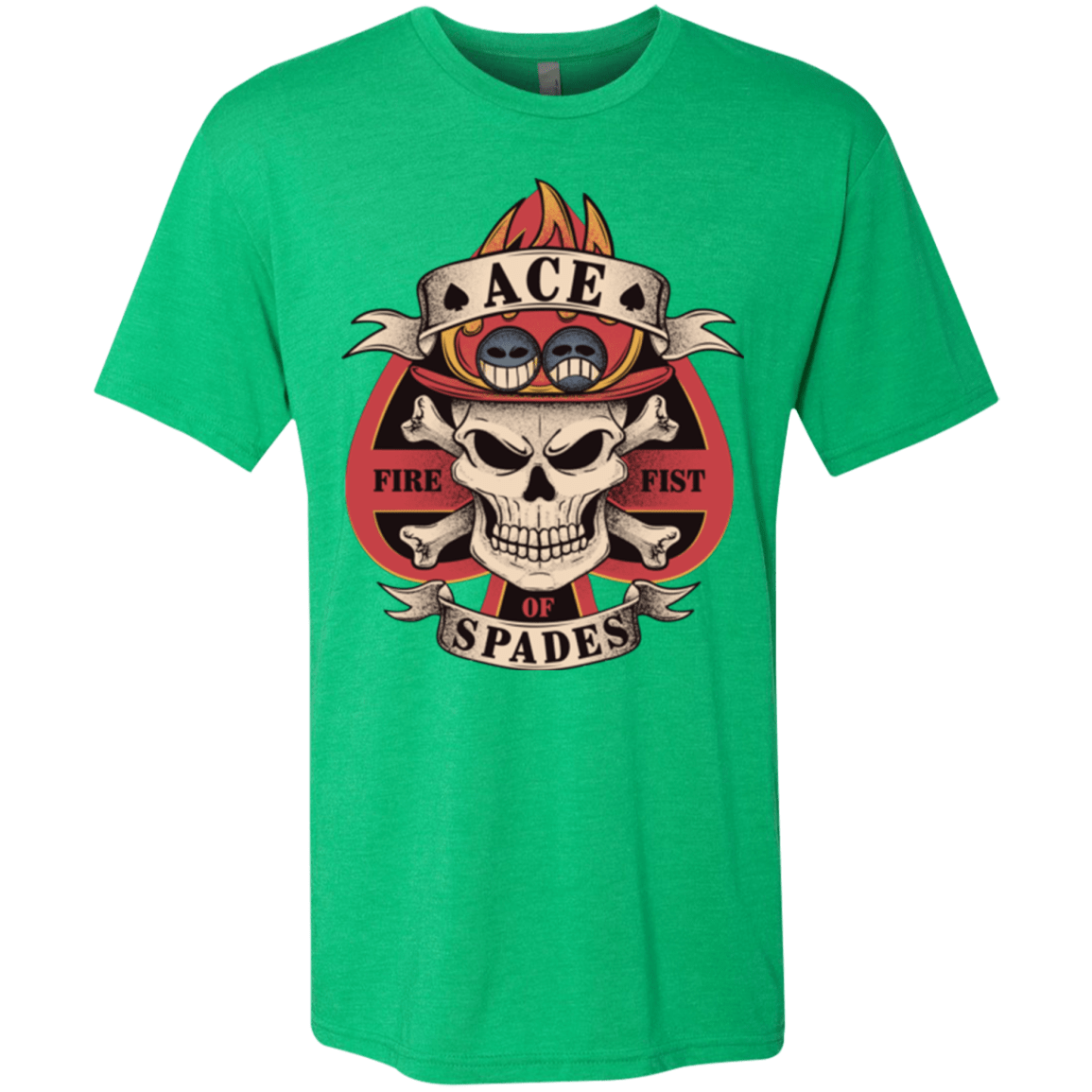 T-Shirts Envy / Small Ace of Spades Men's Triblend T-Shirt