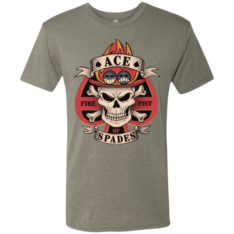 T-Shirts Venetian Grey / Small Ace of Spades Men's Triblend T-Shirt